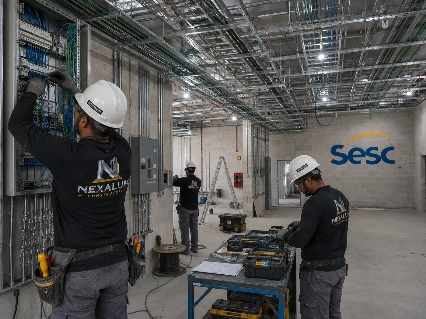 Instalações elétricas em obra